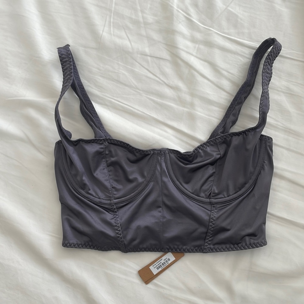 Skims Stretch Satin Corset
